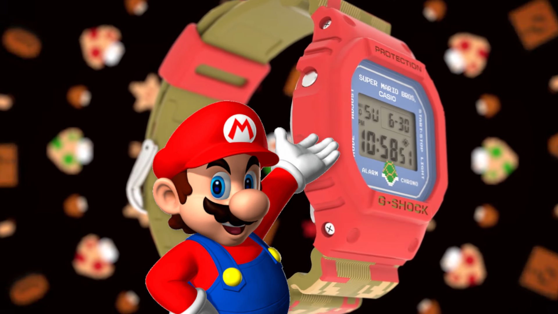 未使用 G-SHOCK×SUPER MARIO BROS. 40周年限定モデル-connectedremag.com